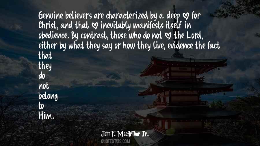 Obedience To The Lord Quotes #1492637
