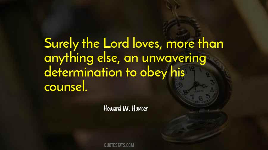 Obedience To The Lord Quotes #1795682