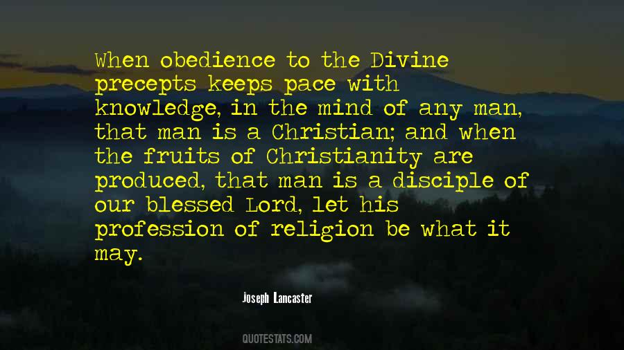 Obedience To The Lord Quotes #677886