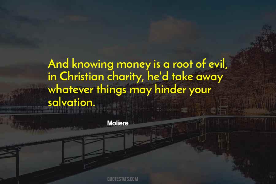 Money Evil Quotes #1058191