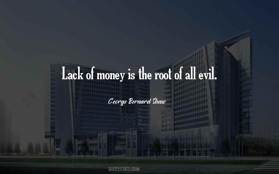 Money Evil Quotes #1077296