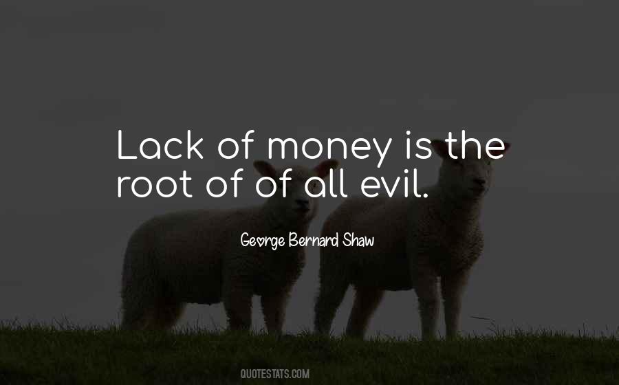 Money Evil Quotes #1545716