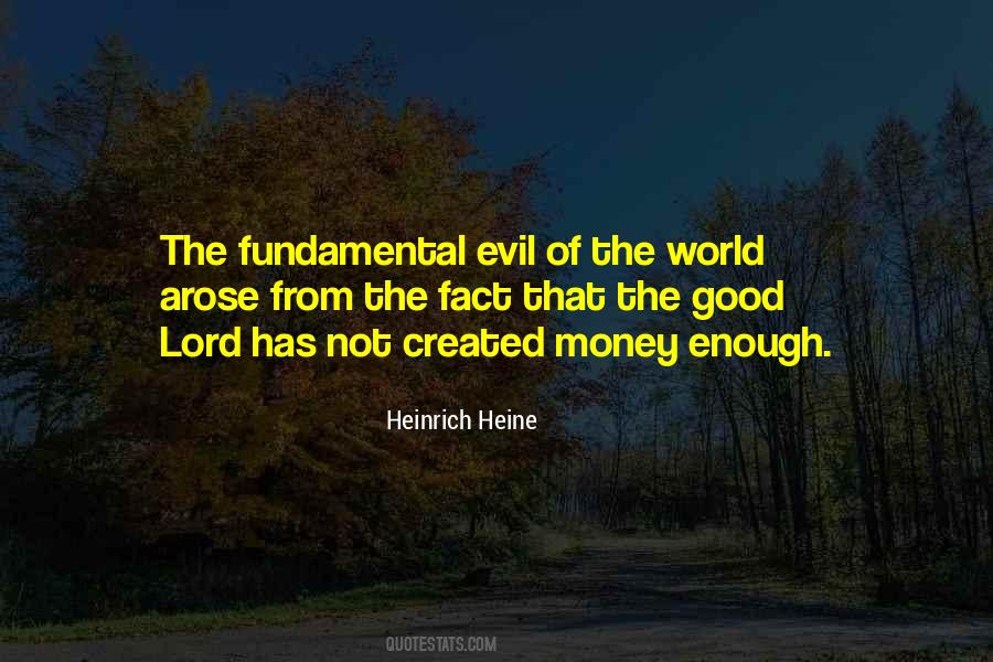 Money Evil Quotes #235905