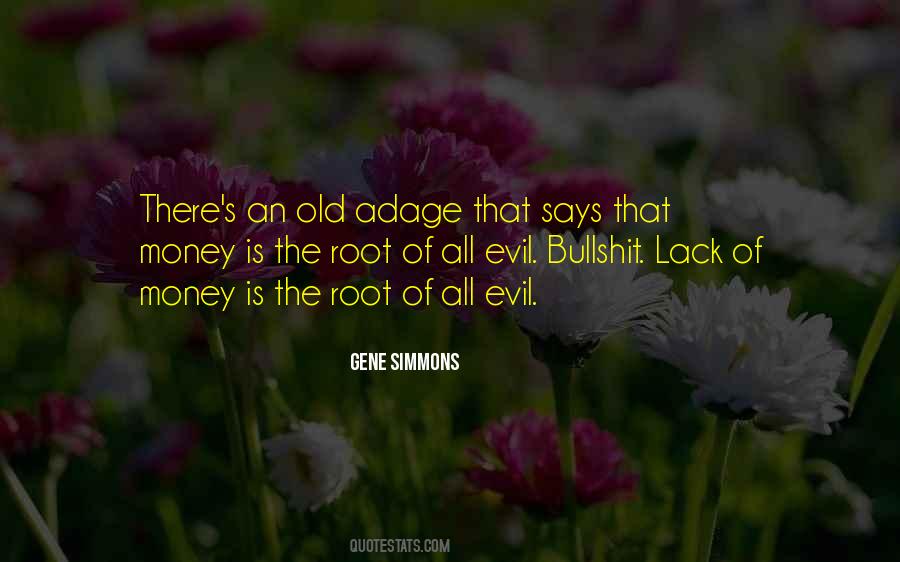 Money Evil Quotes #486039