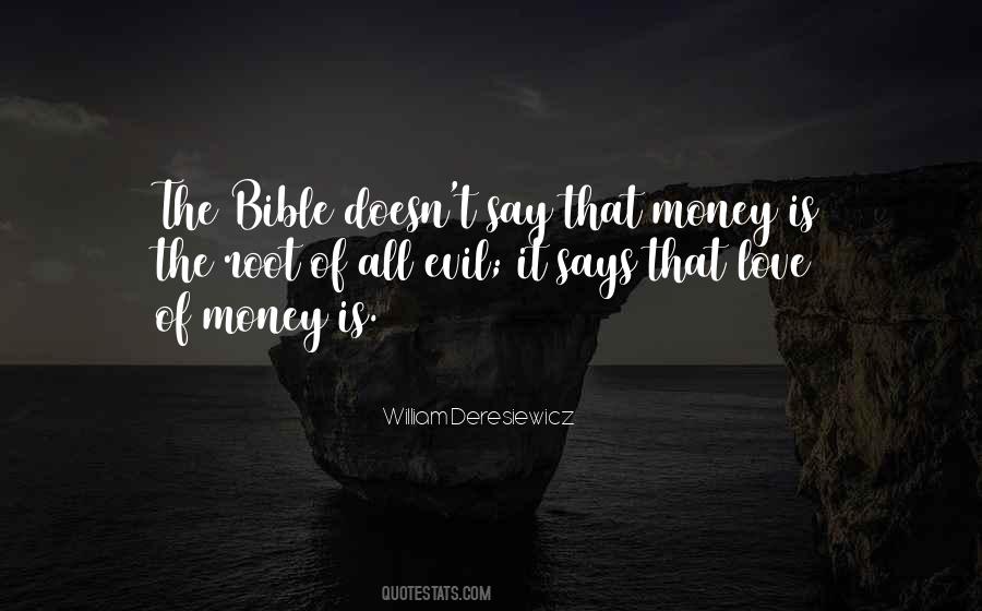 Money Evil Quotes #695350