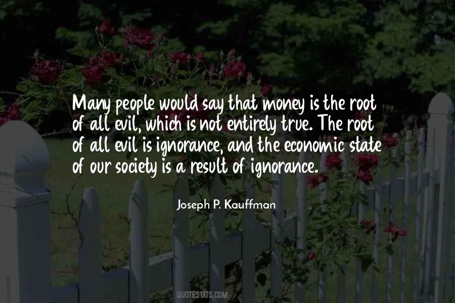 Money Evil Quotes #864358