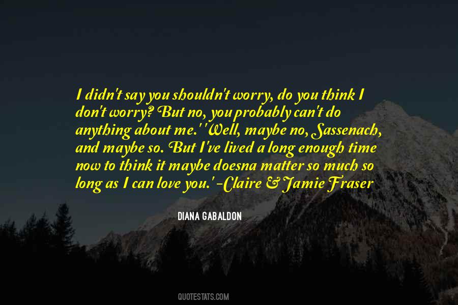 Jamie Fraser Love Quotes #640030