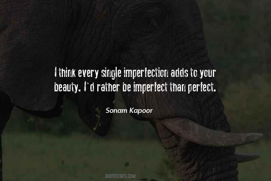 Quotes About Beauty Imperfection #805712