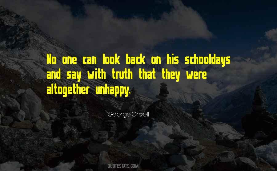 Look Back And Say Quotes #231347