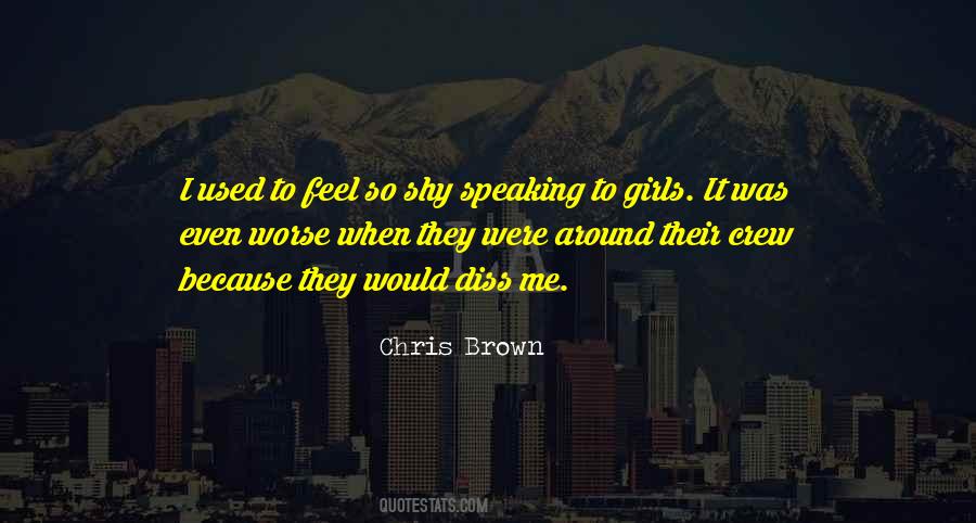 Feel Shy Quotes #185038