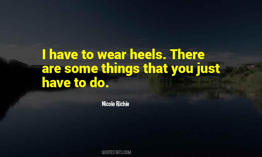 Wear Heels Quotes #1340884