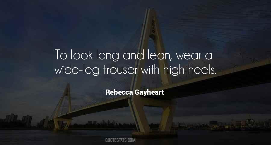 Wear Heels Quotes #1464111