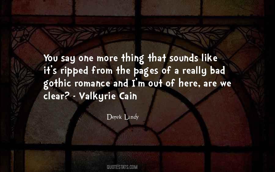 Quotes About Gothic Romance #982833