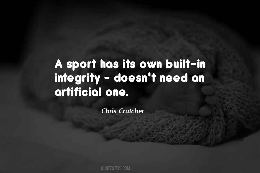 Sports Integrity Quotes #1524013