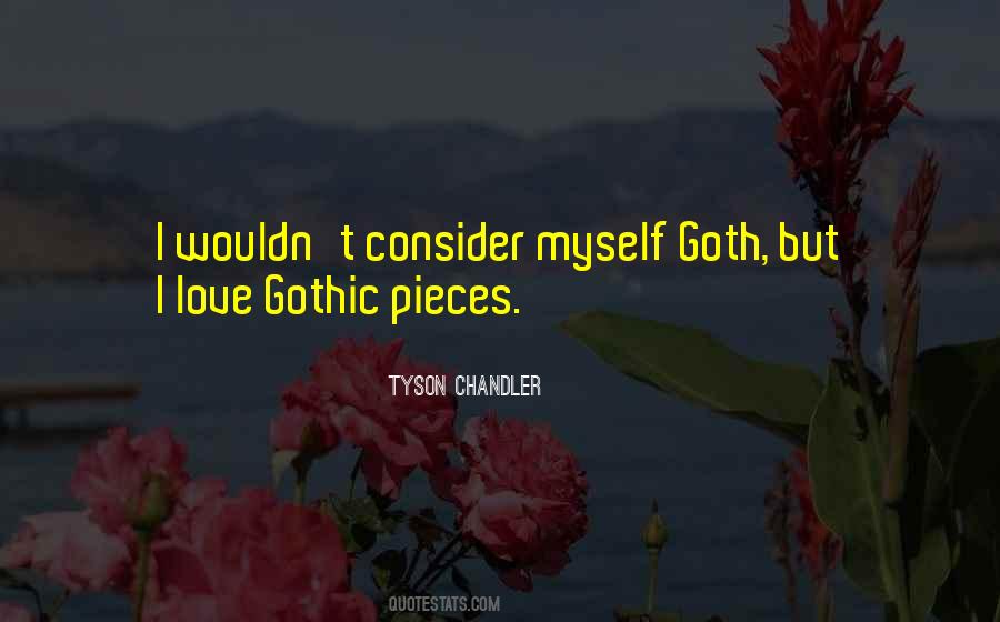Quotes About Gothic Love #1573249