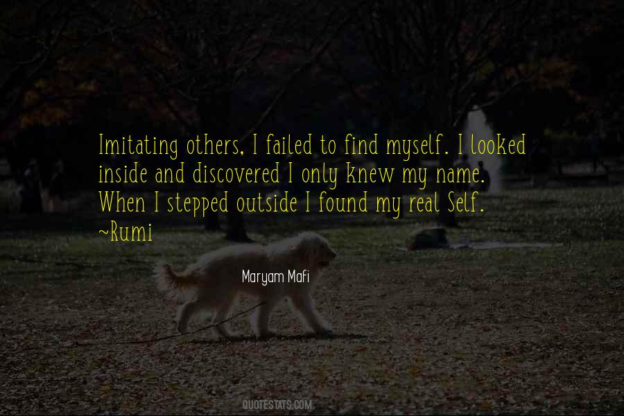 I Failed Myself Quotes #1174697
