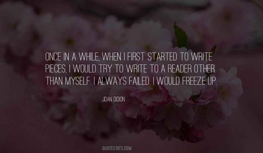I Failed Myself Quotes #1849822