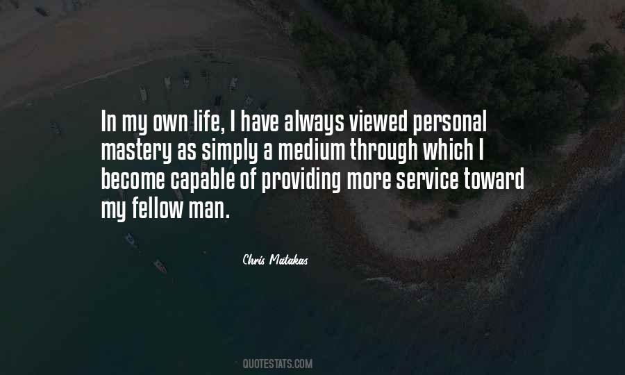 Personal Man Quotes #1098195