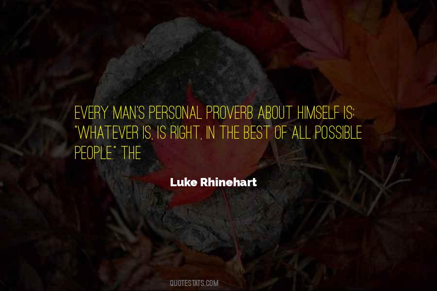 Personal Man Quotes #813470