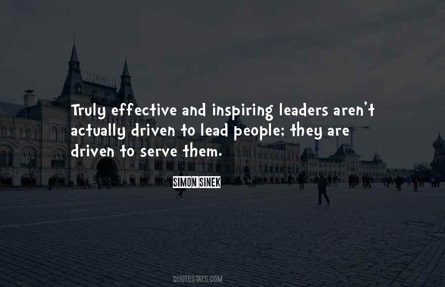Leader Inspiring Quotes #814221