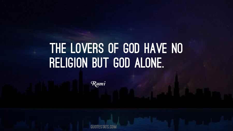 Alone God Quotes #107549
