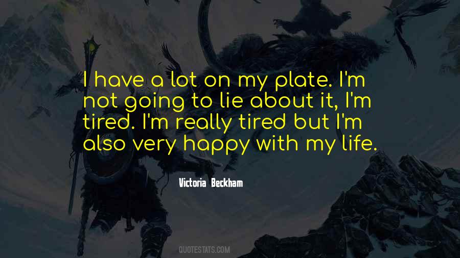 I Have A Lot On My Plate Quotes #586833