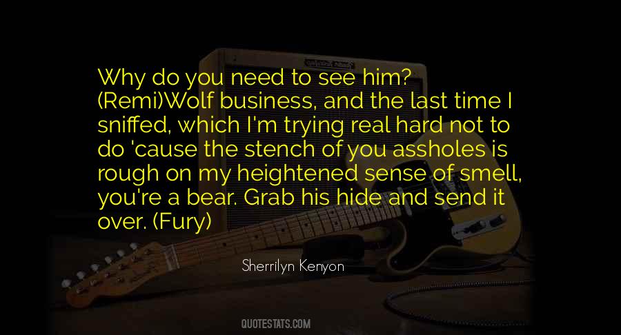 Smell Of You Quotes #1250664