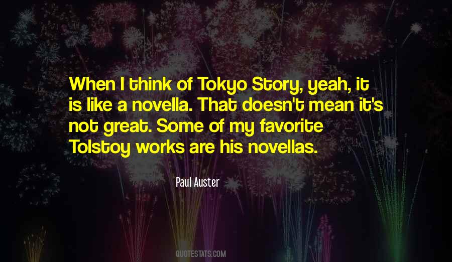 Tokyo Story Quotes #904474