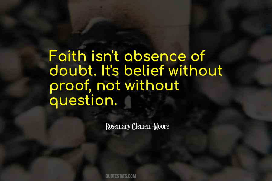 Question Faith Quotes #1340778