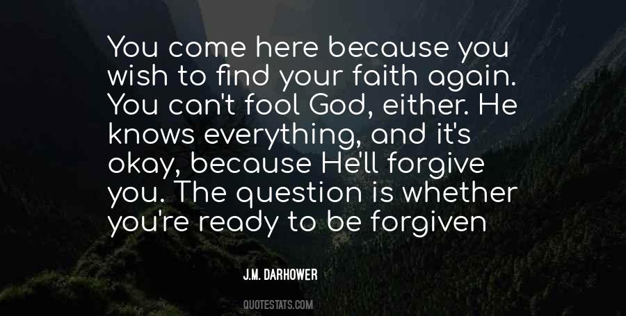 Question Faith Quotes #1375347