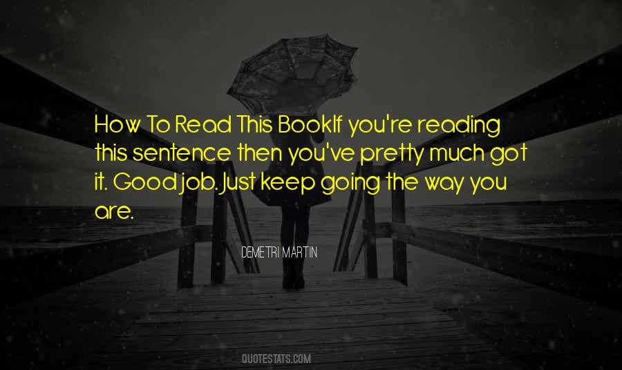 You Are Doing A Good Job Quotes #33463