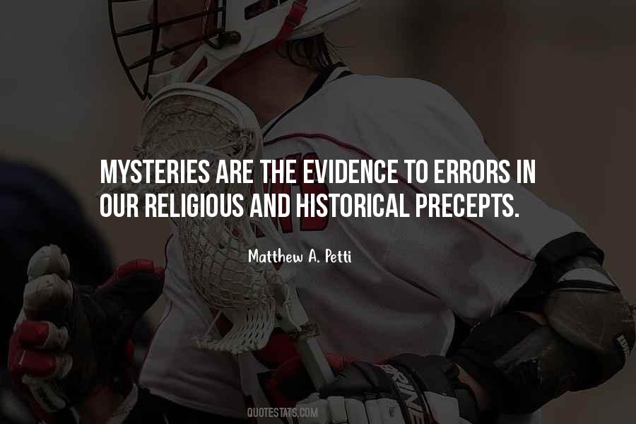 Quotes About Great Mysteries #1776871