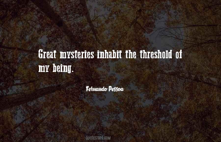 Quotes About Great Mysteries #418073