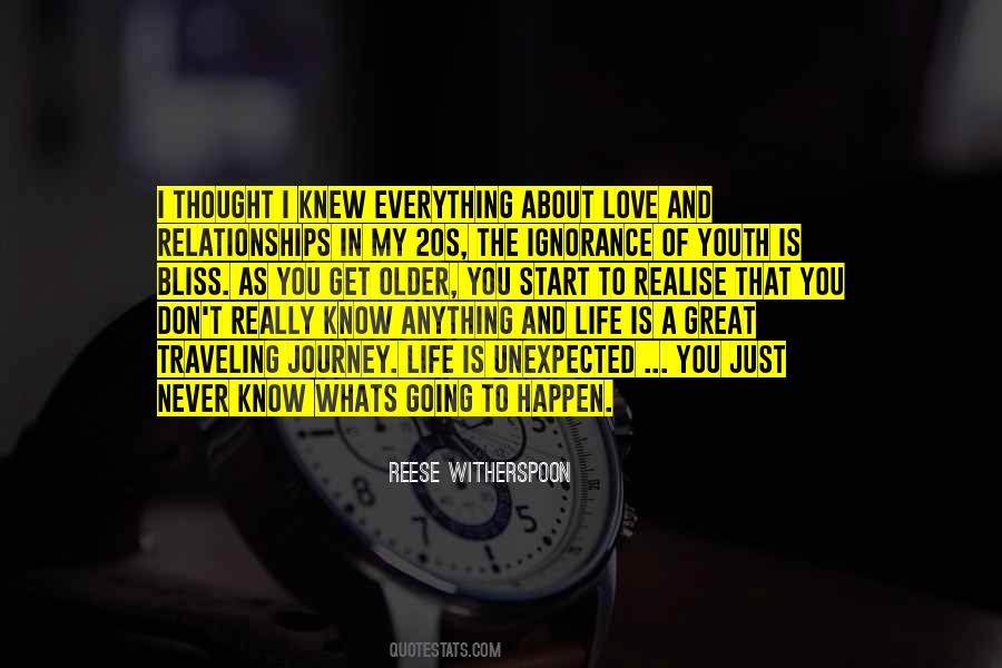 Everything I Thought I Knew Quotes #975096
