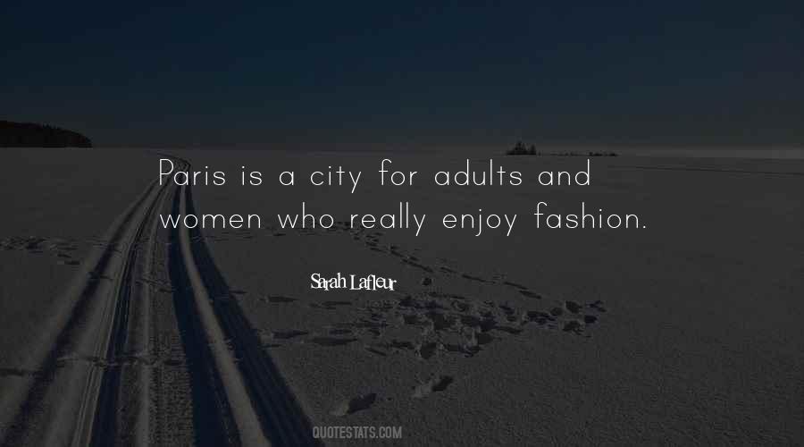 Enjoy Paris Quotes #736240