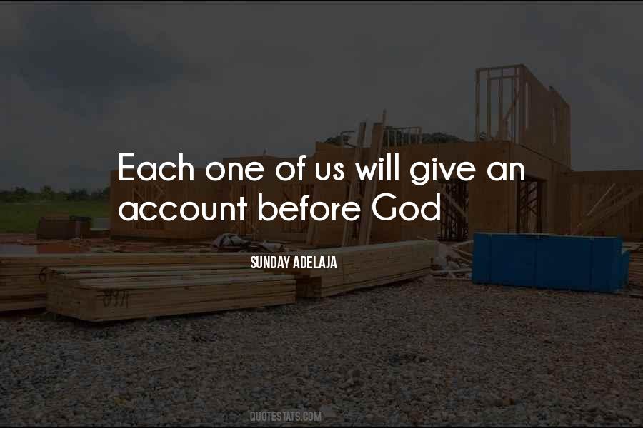 Accountability To God Quotes #1496559