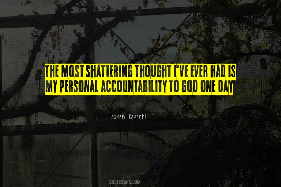 Accountability To God Quotes #1561568