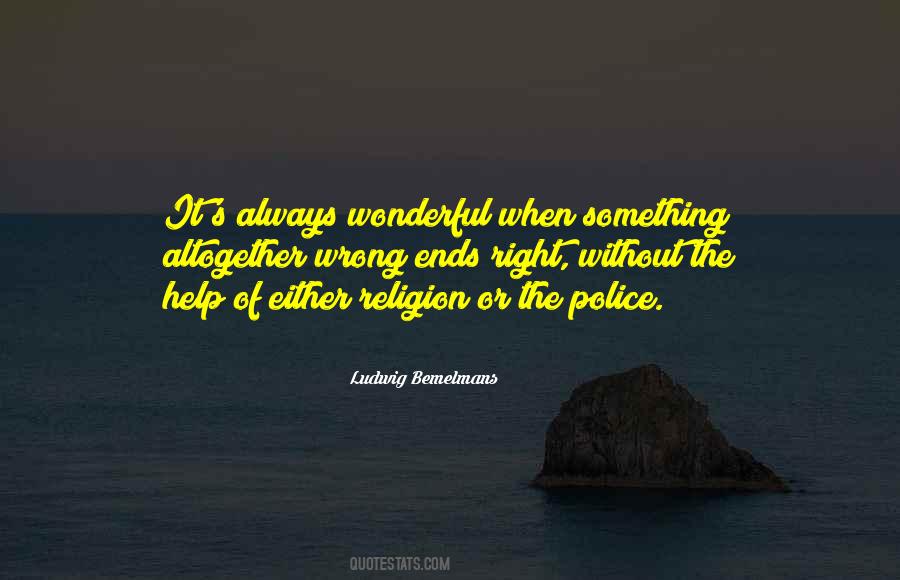 Police Help Quotes #327928