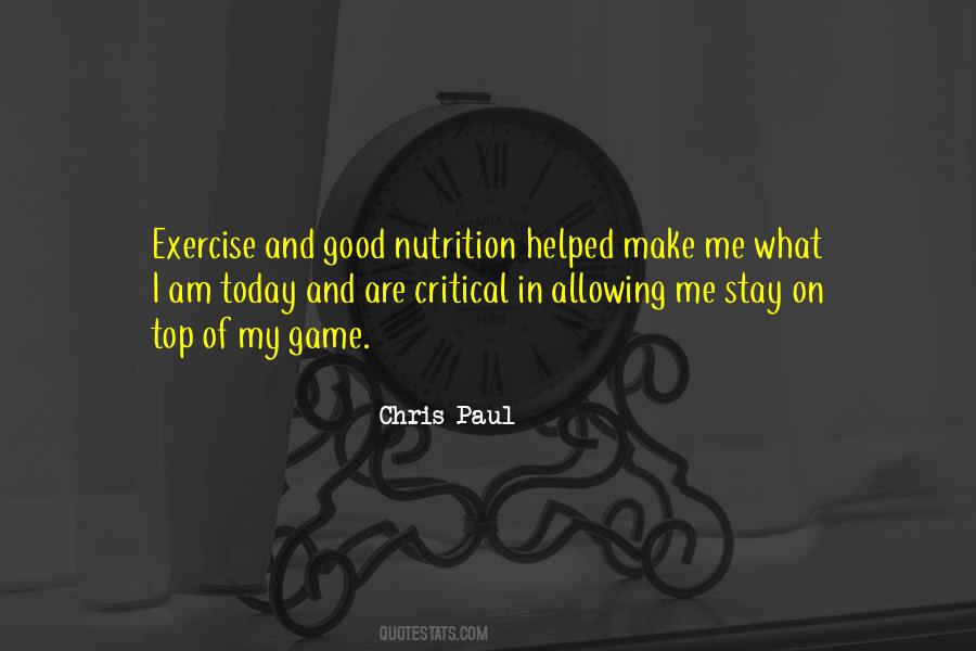 On Top Of My Game Quotes #1156458
