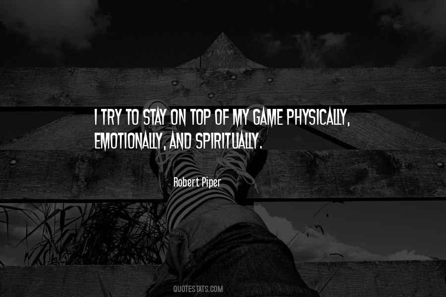 On Top Of My Game Quotes #28379