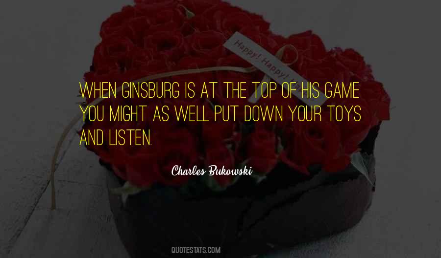 On Top Of My Game Quotes #334366