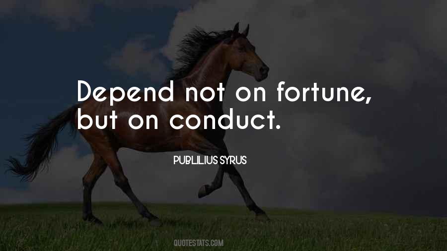 Depend On Your Own Quotes #45537