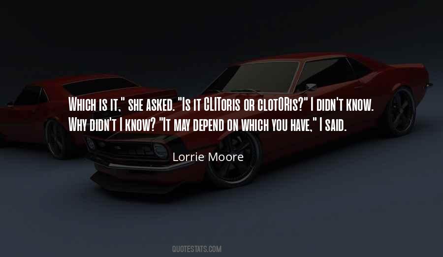 Depend On Your Own Quotes #47475