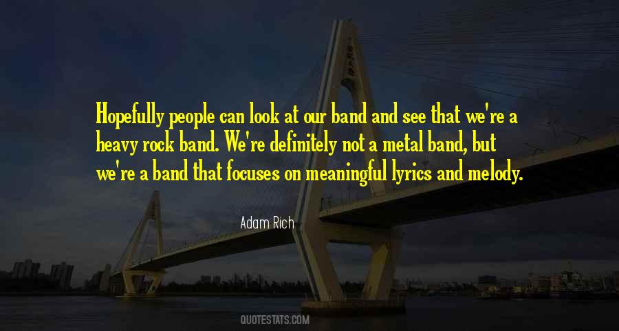 Rock Metal Quotes #693163