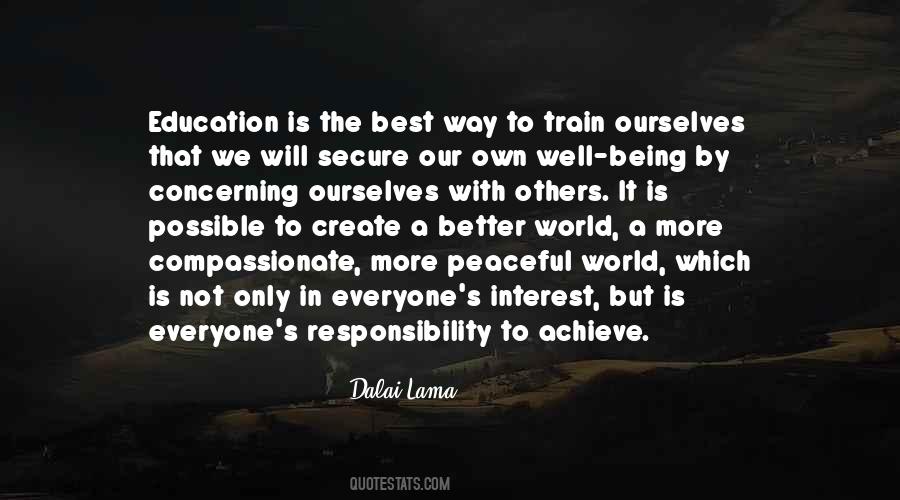 Quotes About Being The Best In The World #1437982