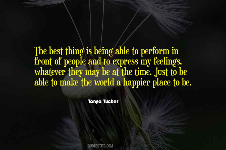 Quotes About Being The Best In The World #79905