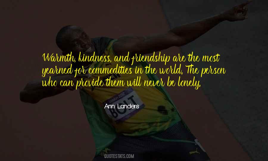 Quotes About Friendship In The World #1750563