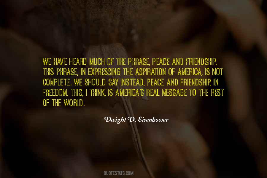 Quotes About Friendship In The World #233909