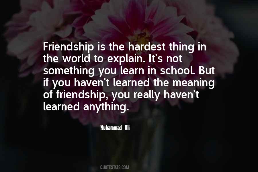 Quotes About Friendship In The World #311184