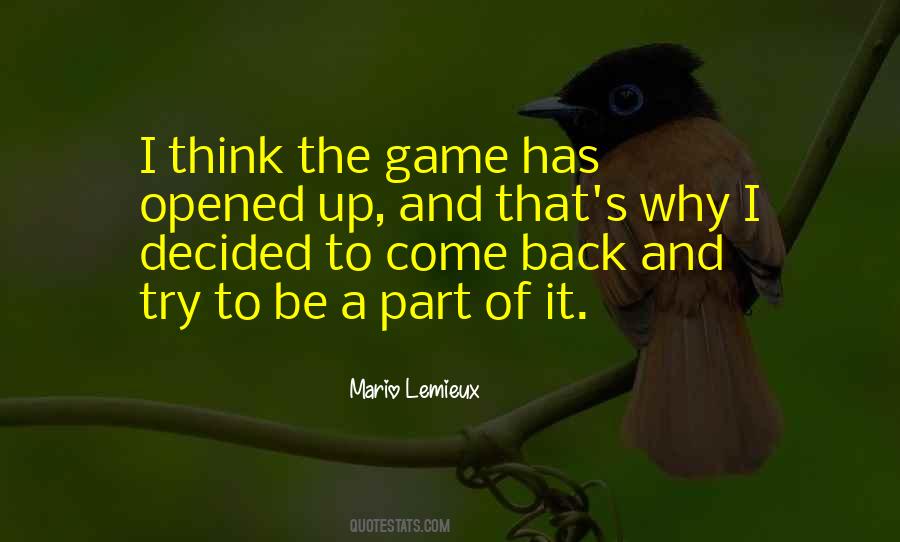 Why Come Back Quotes #1365125